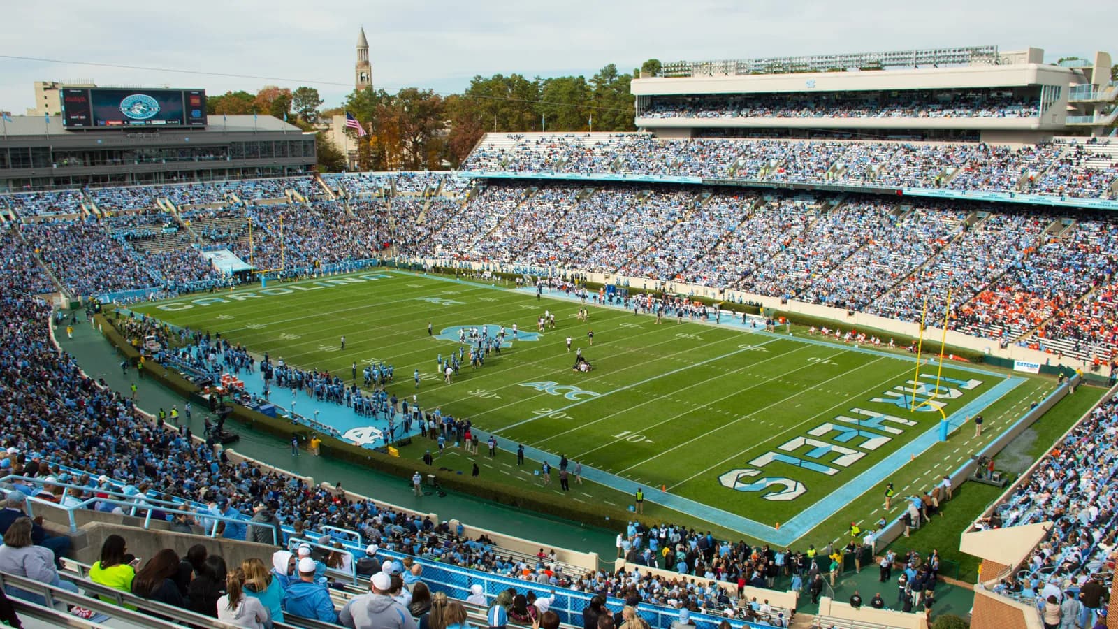 Kenan Memorial Stadium during a North Carolina home game.