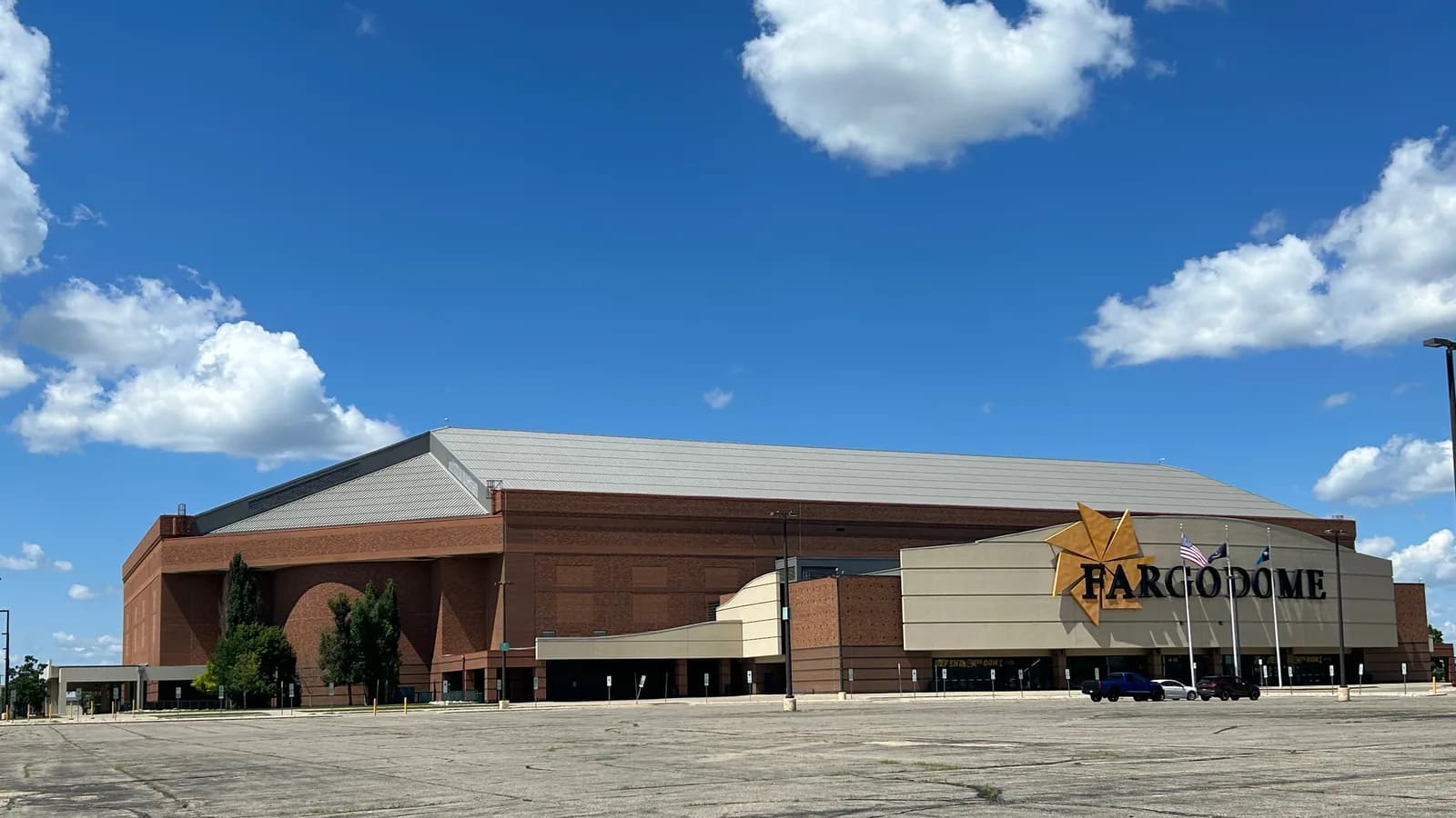 The Fargodome, home of North Dakota State football.