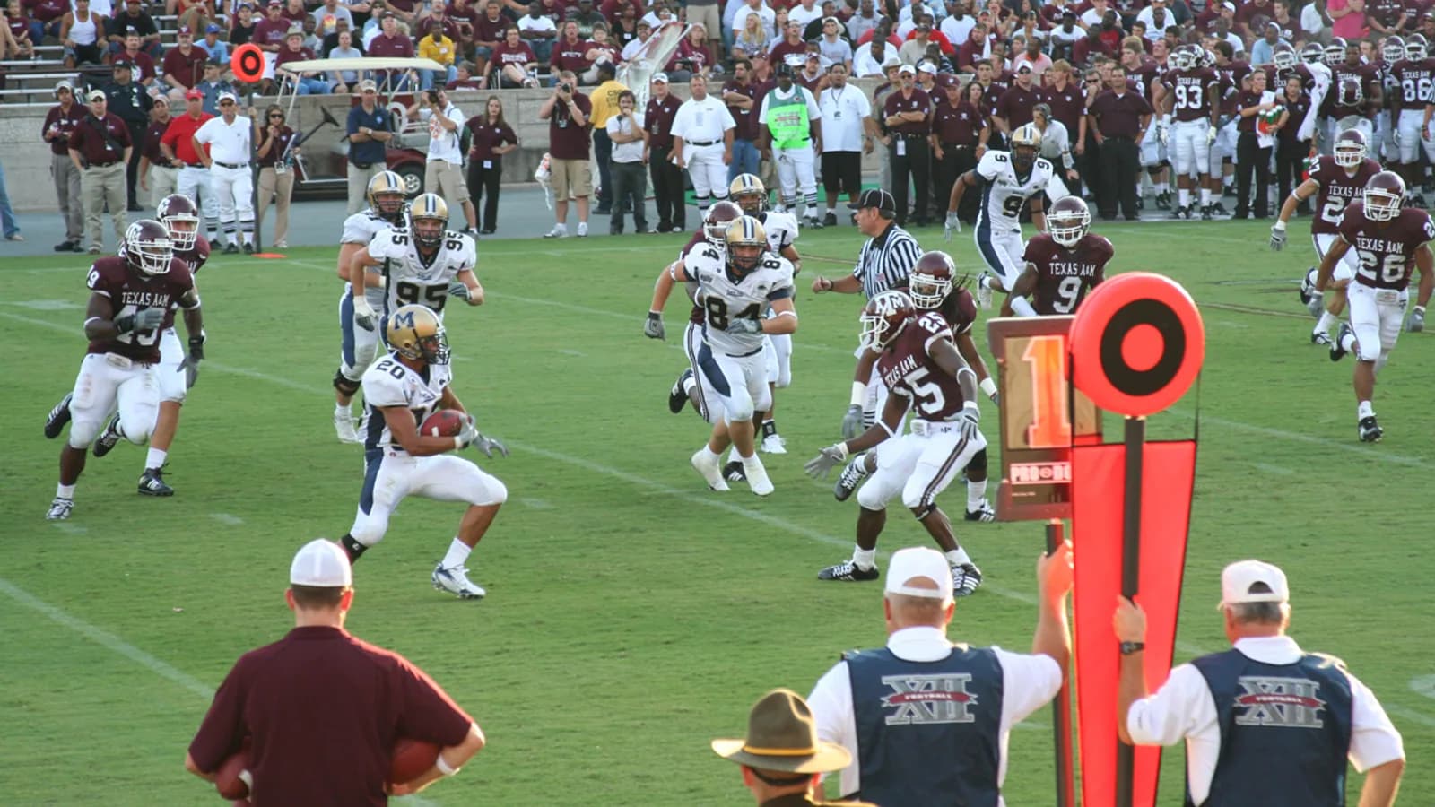 Texas A&M hosts Montana State at Kyle Field.